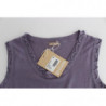 Abito viola in jersey di cotone - S