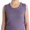 Abito viola in jersey di cotone - M