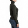 Maglione dolcevita in lana verde - S