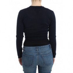 Cardigan corto in lana nero - IT46-XL
