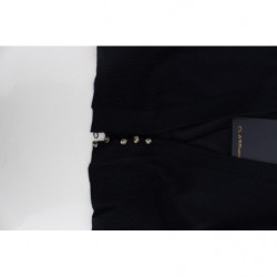 Cardigan corto in lana nero - IT46-XL
