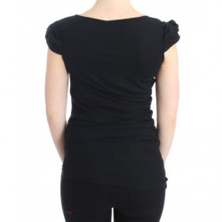 Top in cotone nero - IT46-XL
