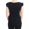 Top in cotone nero - IT46-XL