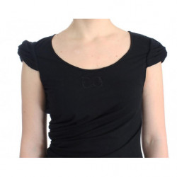 Top in cotone nero - IT46-XL