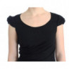 Top in cotone nero - IT46-XL
