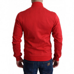 Maglione cardigan con cerniera rosso DG Motor Club - IT44 - XS