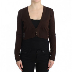 Cardigan corto in lana...