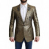 Giacca blazer MARTINI con corona di cristalli dorati - IT46 - S