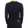 Cardigan corto in lana blu - IT46-XL