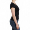 Maglietta superiore in nylon nero - IT46-XL