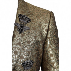 Giacca blazer MARTINI con corona di cristalli dorati - IT46 - S