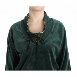 Maglia in cotone velluto verde - IT42-M