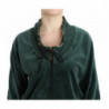 Maglia in cotone velluto verde - IT42-M