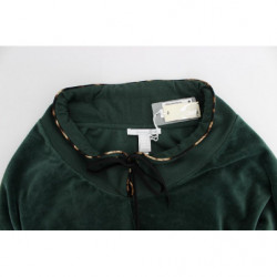 Maglia in cotone velluto verde - IT42-M