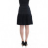Gonna nera a pieghe in pizzo - IT40-S