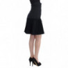Gonna nera a pieghe in pizzo - IT40-S