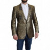 Giacca blazer MARTINI con corona di cristalli dorati - IT46 - S