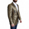 Giacca blazer MARTINI con corona di cristalli dorati - IT46 - S