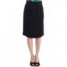 Gonna tubino in lana nera - IT38-XS
