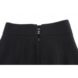 Gonna tubino in lana nera - IT38-XS
