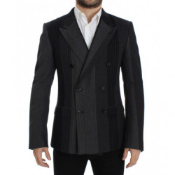 Blazer in lana stretch a...