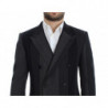 Blazer in lana stretch a righe grigie - IT48 - M