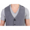 Gilet casual in misto cotone grigio - IT48 - M
