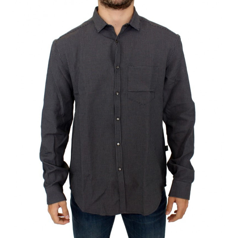 Camicia casual in lino grigio - IT48 - M