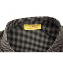 Camicia casual in lino grigio - IT48 - M