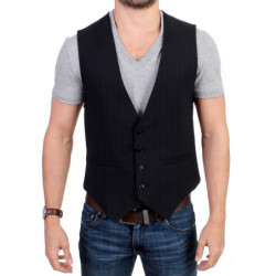 Gilet casual in cotone a...