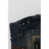 Jeans blu a gamba dritta - W28