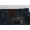 Jeans blu a gamba dritta - W28