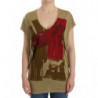 T-shirt a maniche corte con stampa verde - XL