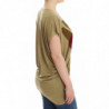 T-shirt a maniche corte con stampa verde - XL
