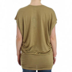 T-shirt a maniche corte con stampa verde - XL