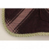 Giacca blazer a quadri viola - S