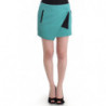 Minigonna a portafoglio blu - IT40-S