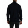 Maglione Girocollo Blu Scuro 100% Lana - IT52 - XL