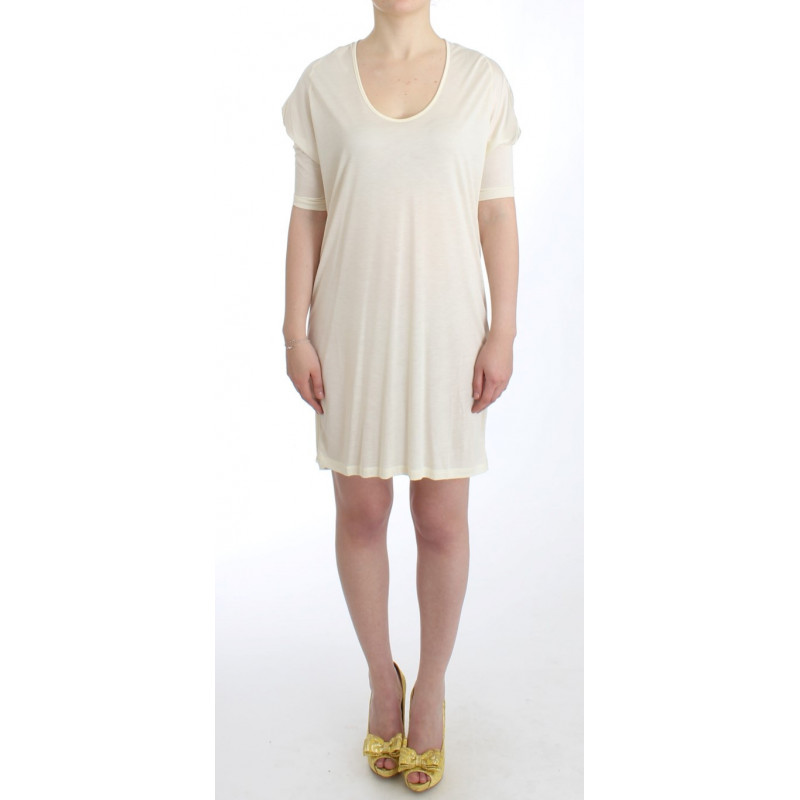Abito tubolare in modal bianco - IT44-L