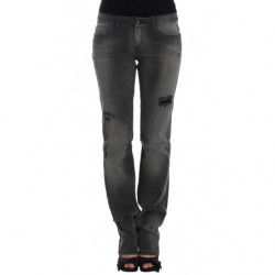 Jeans grigi a gamba dritta...