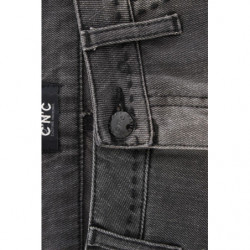 Jeans grigi a gamba dritta - W26