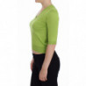 Top maglione pullover con scollo a V in lana verde - IT36 - XS