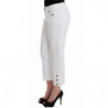 Jeans cropped bianchi Pantaloni in denim con marchio Capri - 42 - S