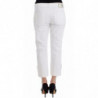 Jeans cropped bianchi Pantaloni in denim con marchio Capri - 42 - S