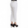 Jeans cropped bianchi Pantaloni in denim con marchio Capri - 42 - S