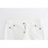 Jeans cropped bianchi Pantaloni in denim con marchio Capri - 42 - S