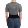 Cardigan maglione bolero grigio lavorato a maglia lingerie - IT42 - S