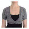 Cardigan maglione bolero grigio lavorato a maglia lingerie - IT42 - S