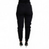 Pantaloni da jogging in neoprene di poliestere nero - IT40-S