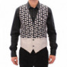 Gilet a pois blu Gilet Weste - IT44 - XS